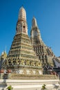 View at the Thonburi Pagoda of Wat Arun in Bagkok - Thailand