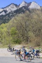 View on Three Crowns Massif, Pieniny Mountains, Dunajec River Gorge, Poland