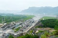 View of the Three Gorges Dam Royalty Free Stock Photo