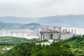 View of the Three Gorges Dam Royalty Free Stock Photo