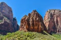 Three patriarchs mountains in Zion National Park