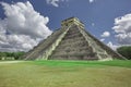 View of three quarters of the Pyramid of Chichen Itza 3 Royalty Free Stock Photo