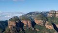 View of the Three Rondavels at the Blyde River Canyon on the Panorama Route, Mpumalanga, South Africa Royalty Free Stock Photo