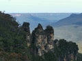 View of Three Sisters in Katoomba in Blue Mountains in NSW Australia Royalty Free Stock Photo