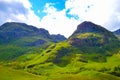 View of Three Sisters mountains in Highlands, Scotland Royalty Free Stock Photo