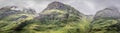 A view of the three sisters in Scotland Royalty Free Stock Photo