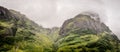 A view of the three sisters in Scotland Royalty Free Stock Photo