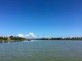 View of Thu Bon river in Quang Nam, Vietnam