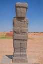 View of the Tiahuanaco / Pre Columbian historical ruins