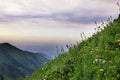 View of the Tian Shan mountains, Kazakhstan