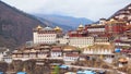 View of tibetan Baiyu Monastery