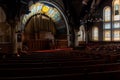 Tiffany Stained Glass Windows & Pulpit Dai - Abandoned McDowell Memorial Presbyterian Church - Philadelphia, Pennsylvania