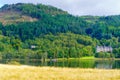 Tigh Mor castle, and Loch Achray