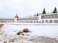 View of Tikhvin Uspensky monastery, Russia Royalty Free Stock Photo