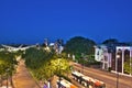 View of Tilburg Train Station, The Netherlands Royalty Free Stock Photo