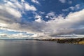 View at the Titicaca lake Royalty Free Stock Photo