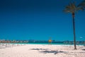 A view to Alcudia Bay from Can Picafort in the summer day, Mallorca