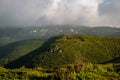 View to Almocager at Miradouro da Praia do Caneiro, Sintra, Potugal Royalty Free Stock Photo