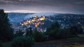 View to Altensteig Germany by night Royalty Free Stock Photo