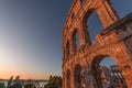 View to the amphitheatre in Pula Croatia