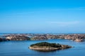 View to the archipelago near Fjaellbacka in Sweden