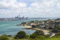 View to Auckland City from North Head Auckland New Zealand Royalty Free Stock Photo