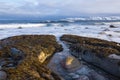 Teriberka, Barents Sea and Arctic Ocean coast Royalty Free Stock Photo