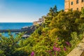 View to Bastia old city center, lighthouse and harbour