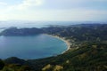 View to bay and beach at Corfu island Royalty Free Stock Photo