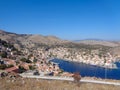 view to the bay in greece in karpathos Royalty Free Stock Photo