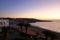 View to the beach in the morning, Costa Calma, Fuerteventura, Spain