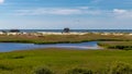 View to the beach of Sankt Peter Ording Royalty Free Stock Photo