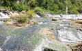 View to the biggest waterfalls of Europe in Schaffhausen, Switze Royalty Free Stock Photo