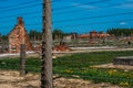 View to Birkenau Commandant`s Office and housing for SS man