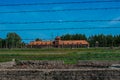 View to Birkenau Commandant`s Office and housing for SS man