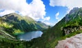 View to Black Pond from Tatras Royalty Free Stock Photo