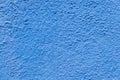 blue plaster wall as harmonic mediterranean background