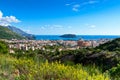 View to Budva town from hill