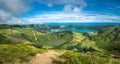 View to the Caldeira of Sete Cidades, Sao Miguel island, Azores, Portugal