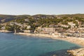 View to Cassis from scenic route de cretes