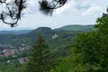 View to the castle Normannstein in the german city called Treffurt Royalty Free Stock Photo