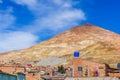 View to Cerro Rico silver mine in Potosi - Bolivia Royalty Free Stock Photo