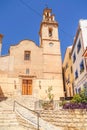 View to charming small town Finestrat, Costa Blanca, Spain