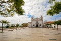 View to church Igreja de Santo Antonio in the old town of the historic centre of Lagos, Algarve