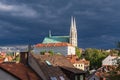 View to the church Peterskirche in Goerlitz, Germany Royalty Free Stock Photo