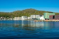 View to the city Hammerfest in Norway Royalty Free Stock Photo