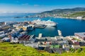 View to the city Hammerfest in Norway Royalty Free Stock Photo