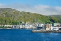 View to the city Hammerfest in Norway Royalty Free Stock Photo