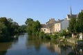 View to Clain river in Poitiers, France