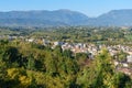 View to Conegliano town from castle. Italy Royalty Free Stock Photo